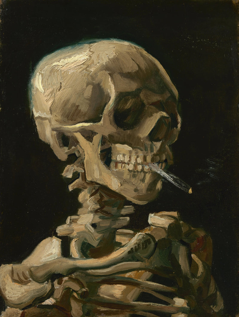 Yanan sigara ile vinç - Vincent van Gogh