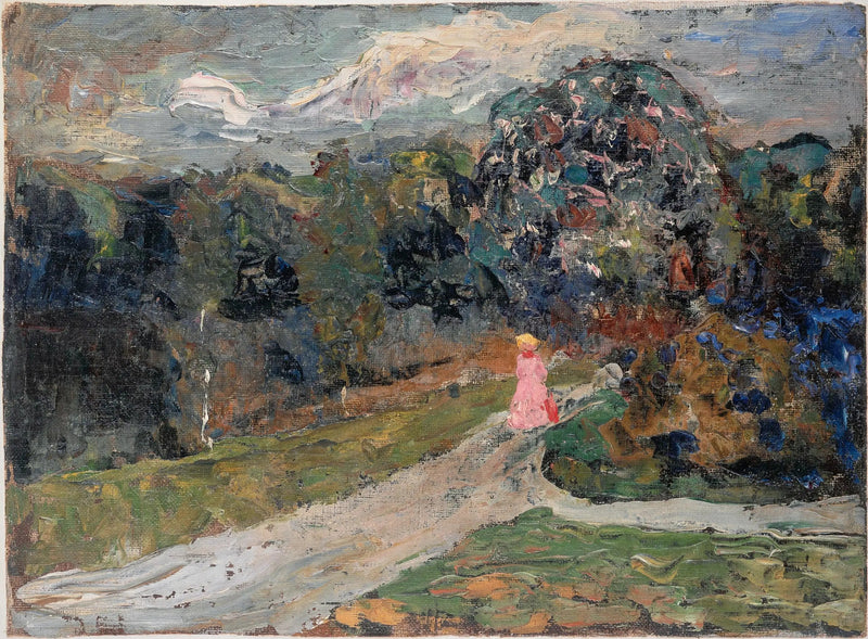 İngiliz Bahçesinde Alacakaranlık, Münih - Vassily Kandinsky