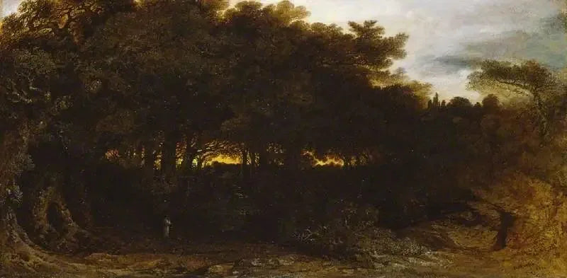 Ormanda Gün Batımı - John Martin