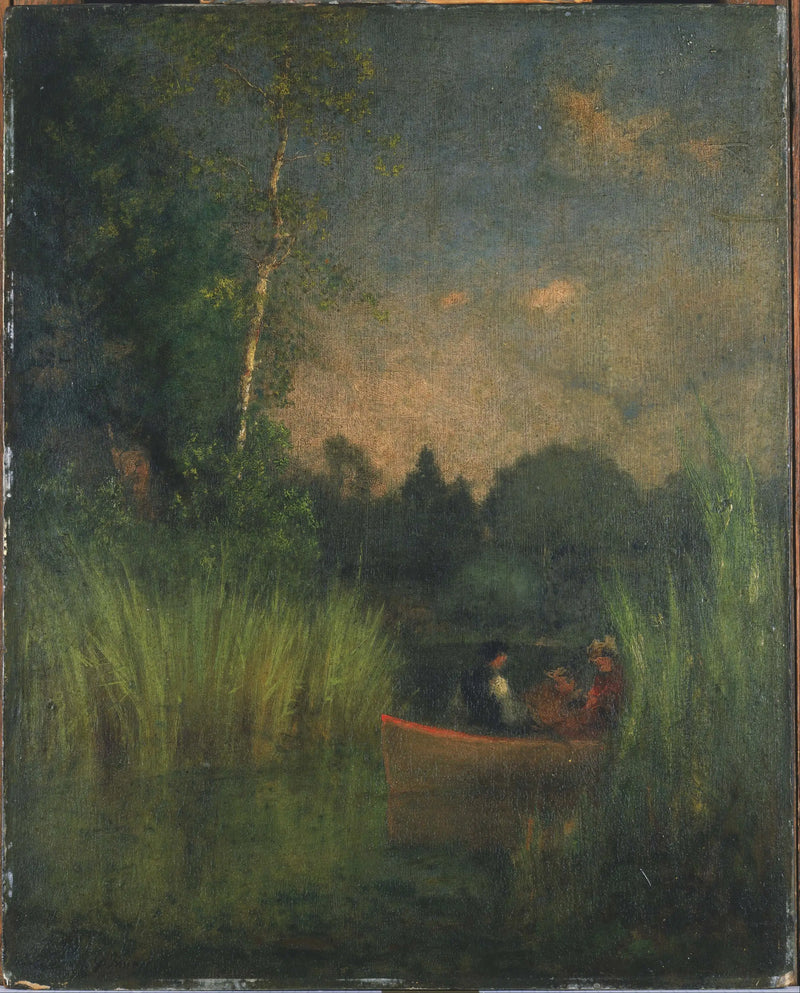 Alacakaranlık Juncuslarında (İskenderiye Körfezi) - George Inness