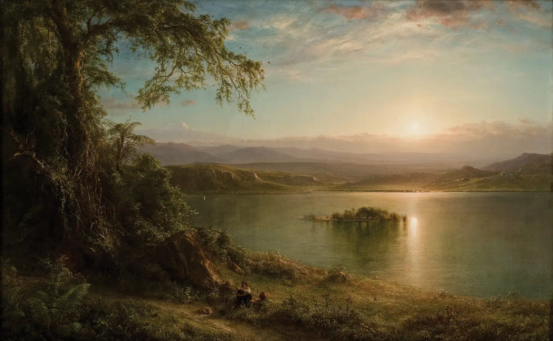 Tropiklerde Gün Batımı - Frederic Edwin Church