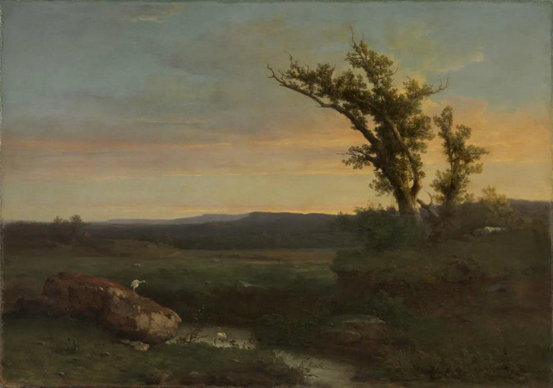 Alacakaranlık Tarlada - George Inness