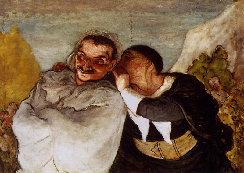 Crispin ve Scapin - Honoré Daumier