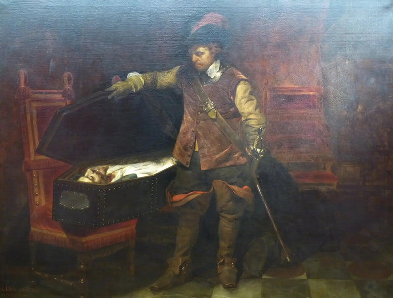 Cromwell ve I. Charles - Paul Delaroche