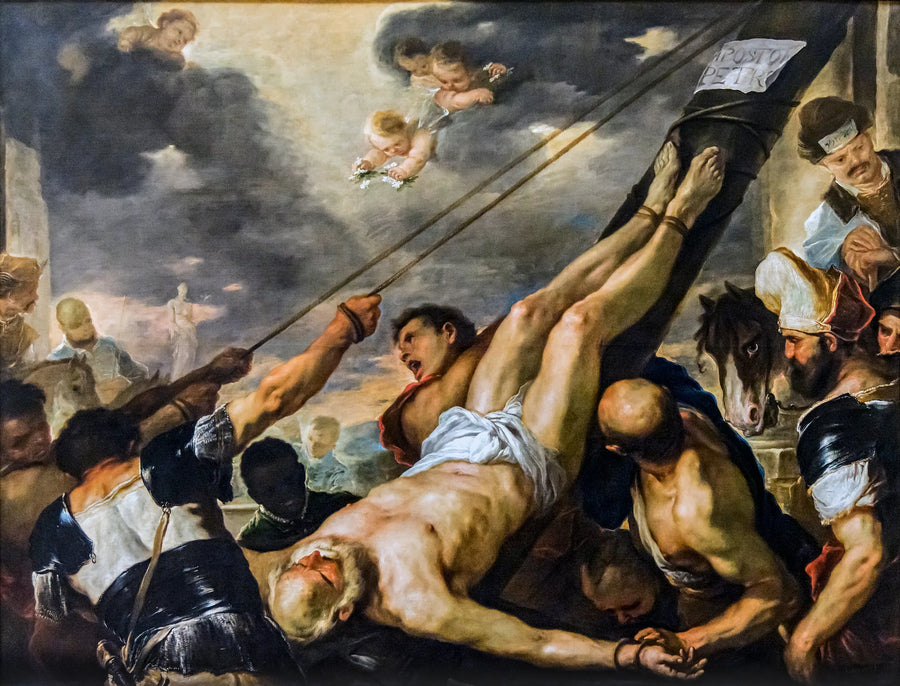 Aziz Petrus'un Çarmıha Gerilişi - Luca Giordano