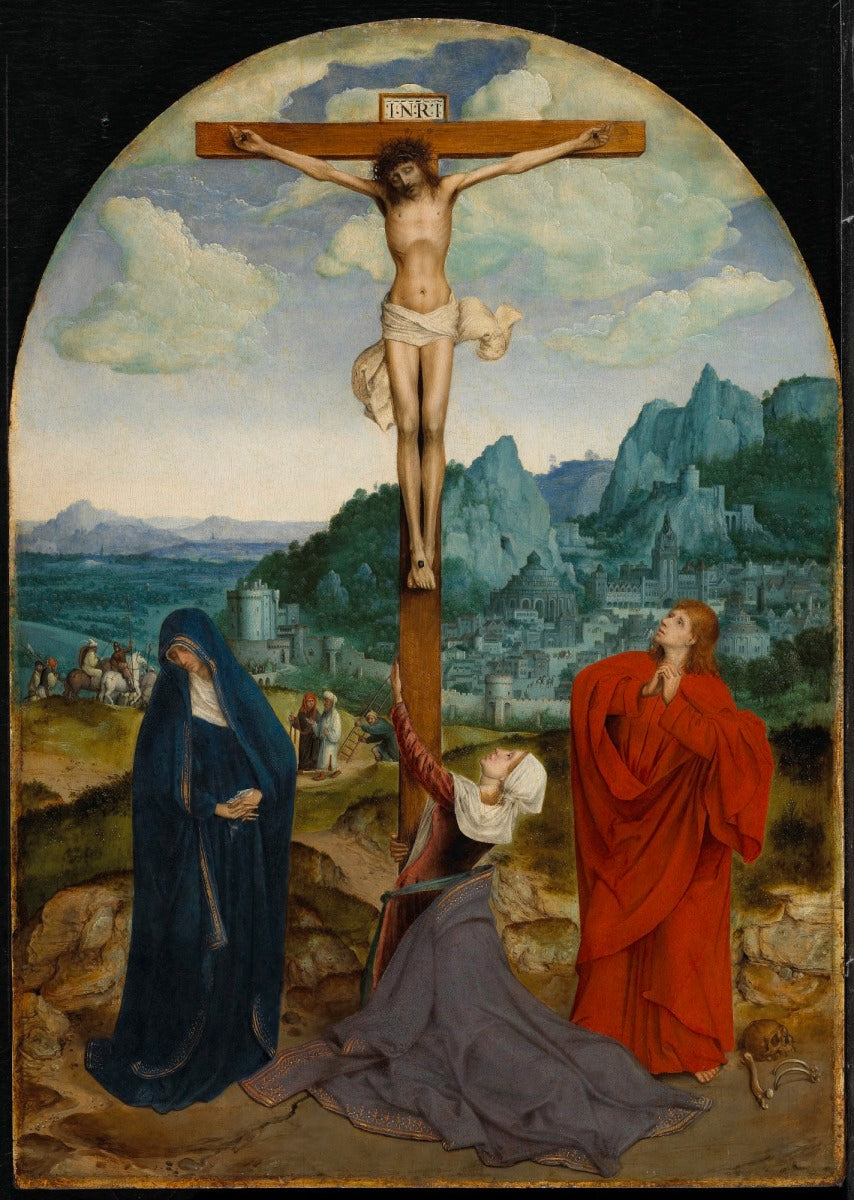 Crucifixion, avec la Vierge et saint Jean - Quentin Metsys