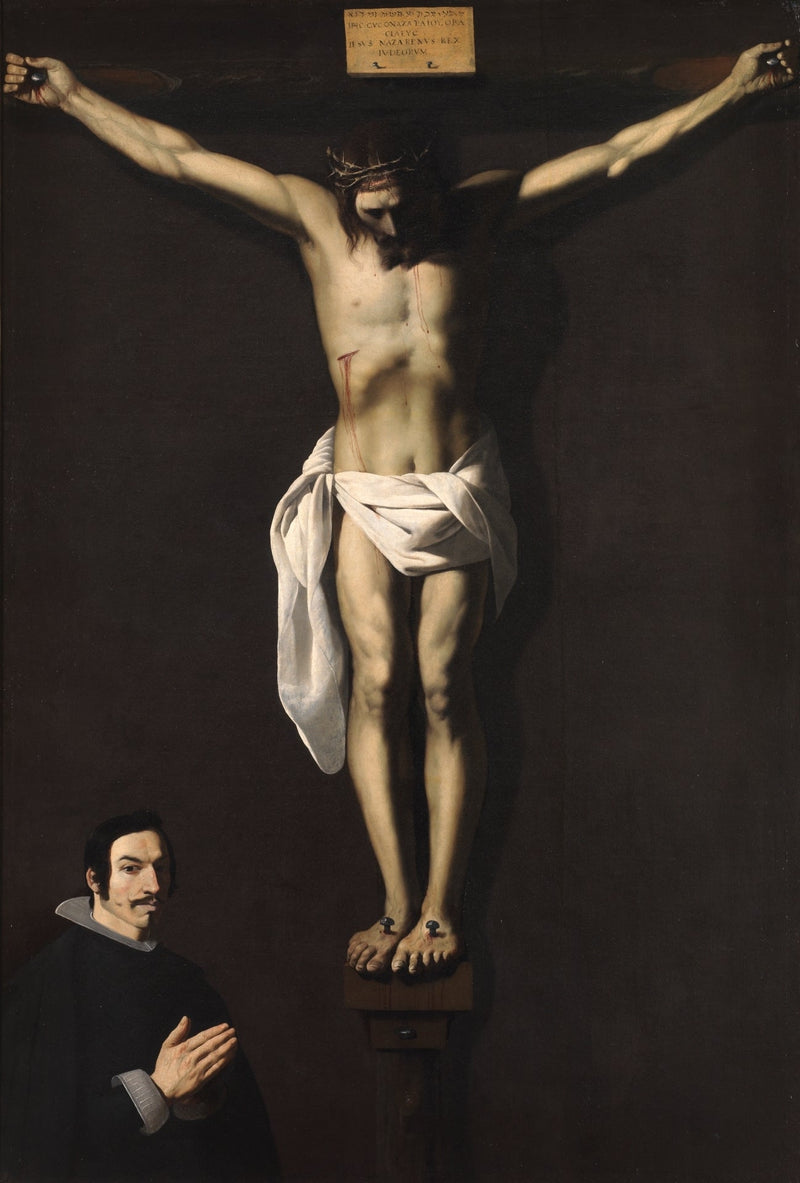 Çarmıha Gerilme ve Bir Bağışçı - Francisco de Zurbarán
