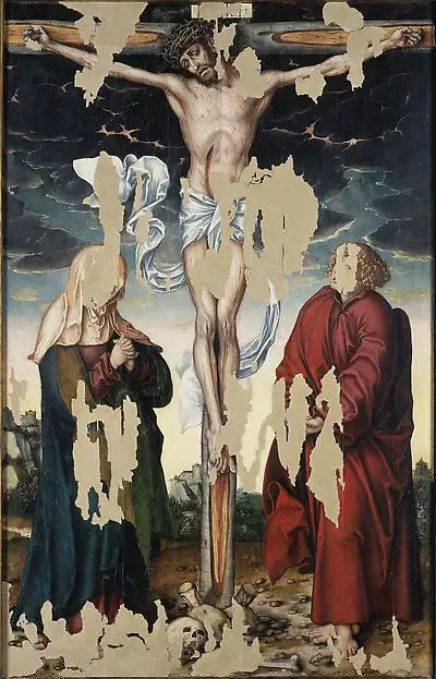 Posterstein Çarmıha Gerilişi - Lucas Cranach the Elder