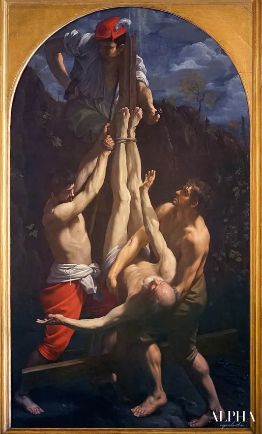 Crucifixion de saint Pierre - Guido Reni Reproductions de tableaux à la peinture à l’huile