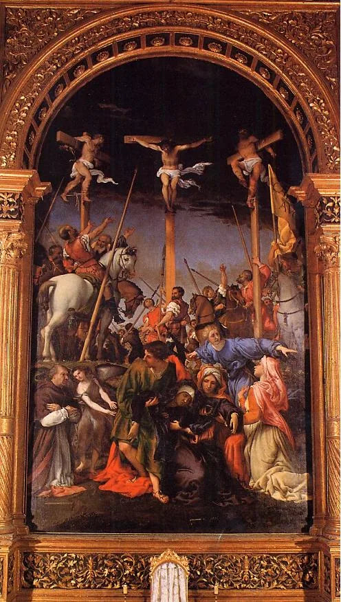 Çarmıha Geriliş - Lorenzo Lotto