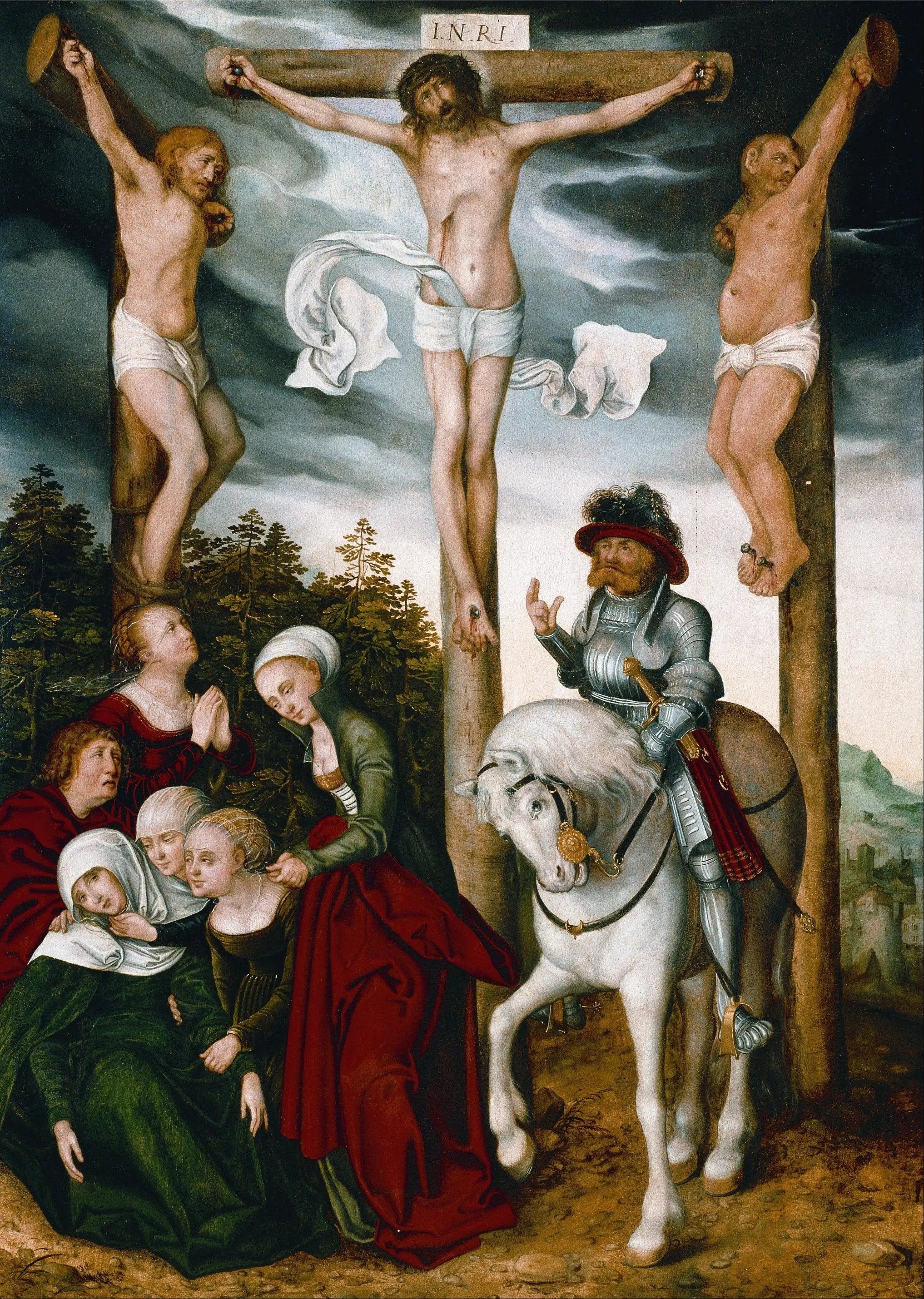 Crucifixion - Lucas Cranach the Elder image 1 copie de tableau peinte à la main