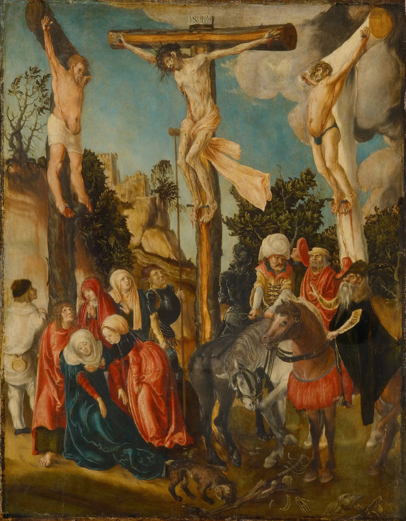 İncil Çarmıha Gerilişi - Lucas Cranach the Elder