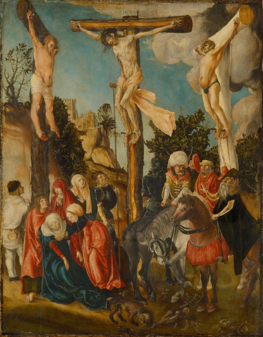 İncil Çarmıha Gerilişi - Lucas Cranach the Elder