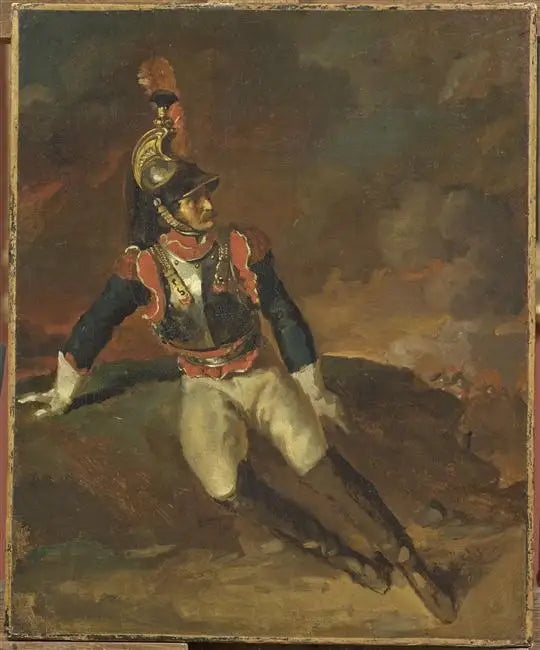 Yaralı Zırhlı Süvari - Théodore Géricault