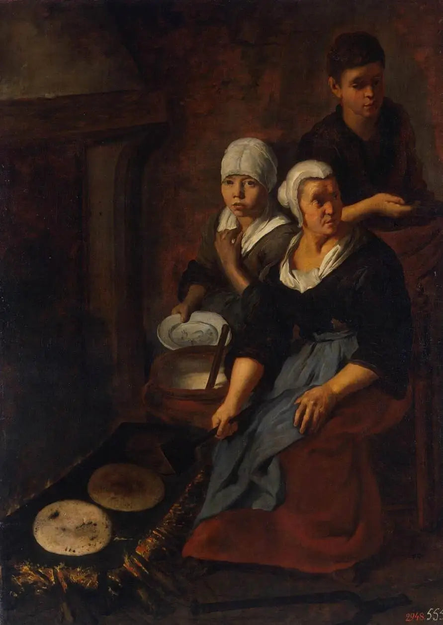 Yassı Keklerin Pişirilmesi - Bartolomé Esteban Murillo