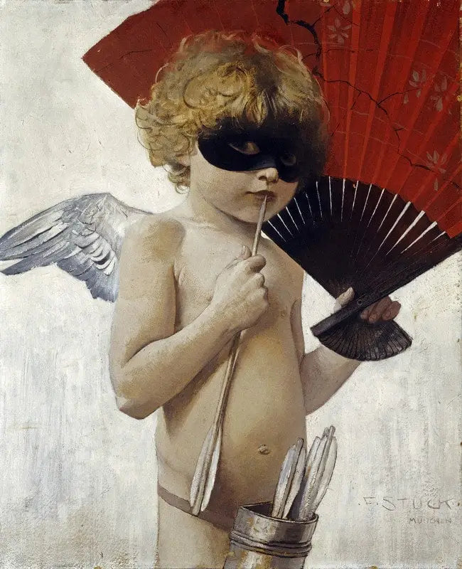 Cupidon Maskeli Balo - Franz Von Stuck