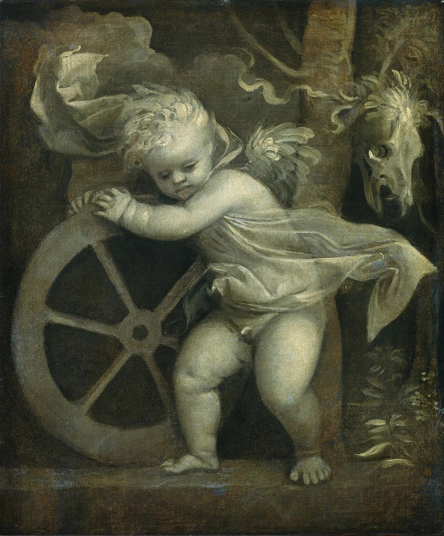 Aşık ile zaman çarkı - Titian