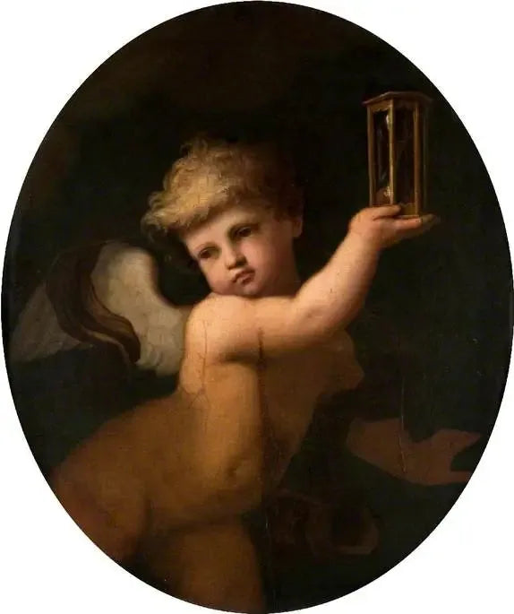 Aşık ve Kum Saatiyle - Guido Reni