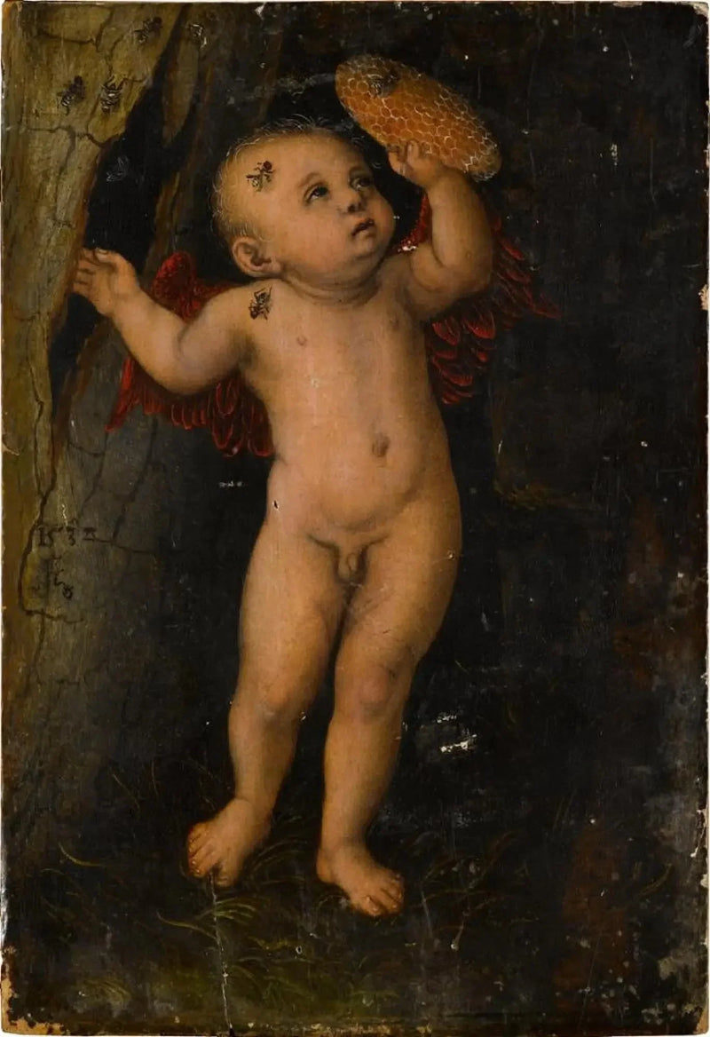 Bal Çalan Aşık - Lucas Cranach the Elder