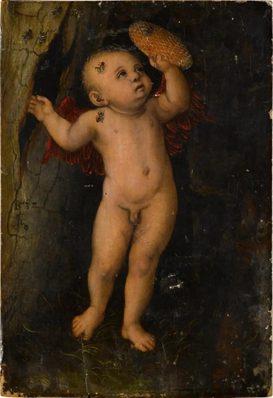 Bal Çalan Aşık - Lucas Cranach the Elder