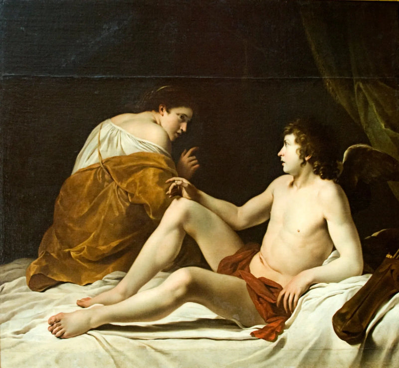 Cupidon ve Psyche - Orazio Gentileschi