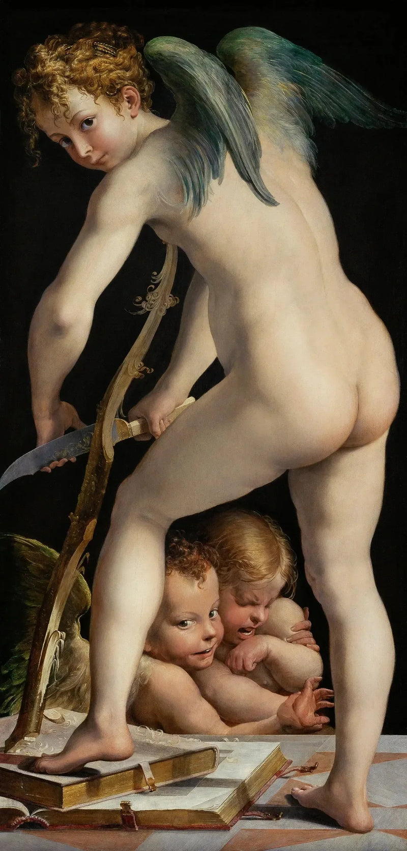 Cupidon Yayını Yapan - Parmigianino