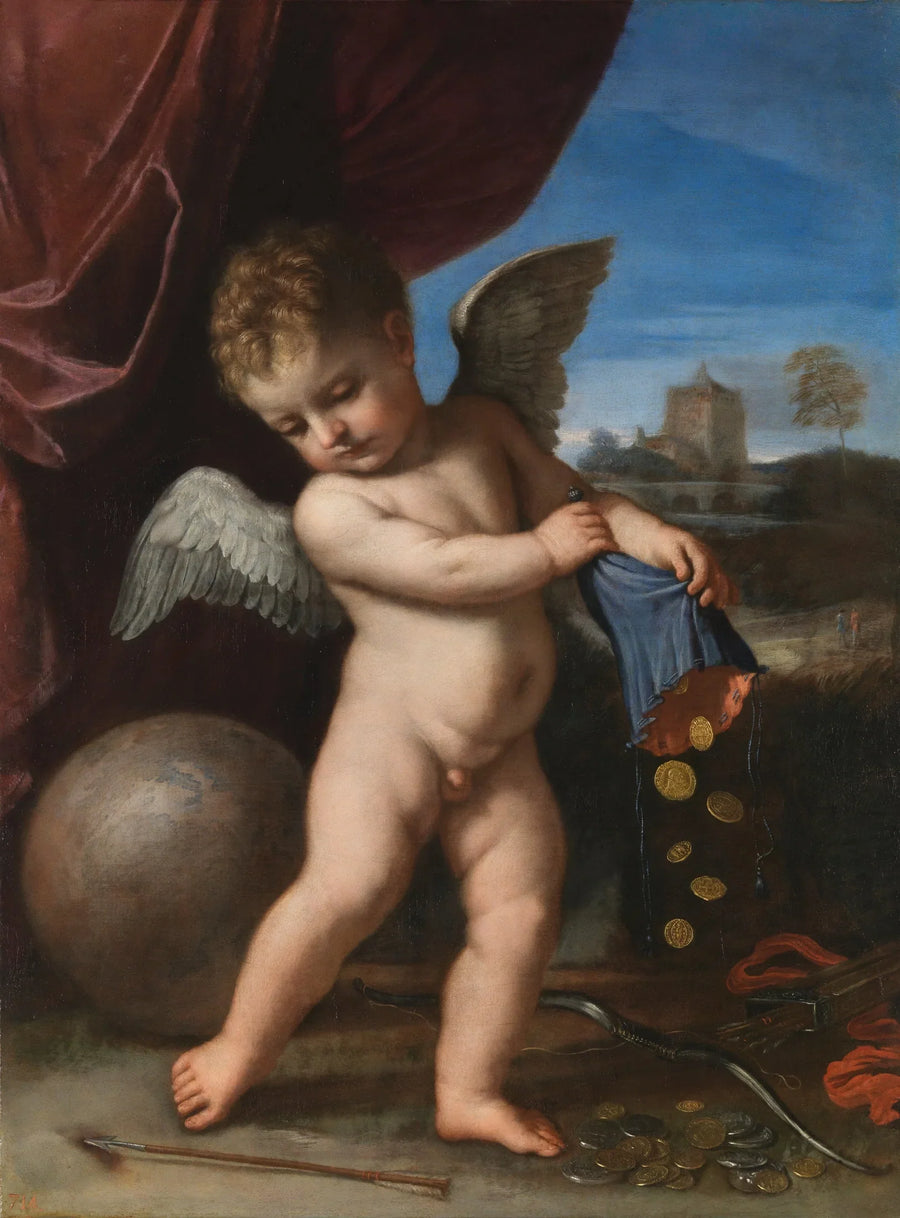 Aşıkların Zenginlikleri Reddettiği - Guercino
