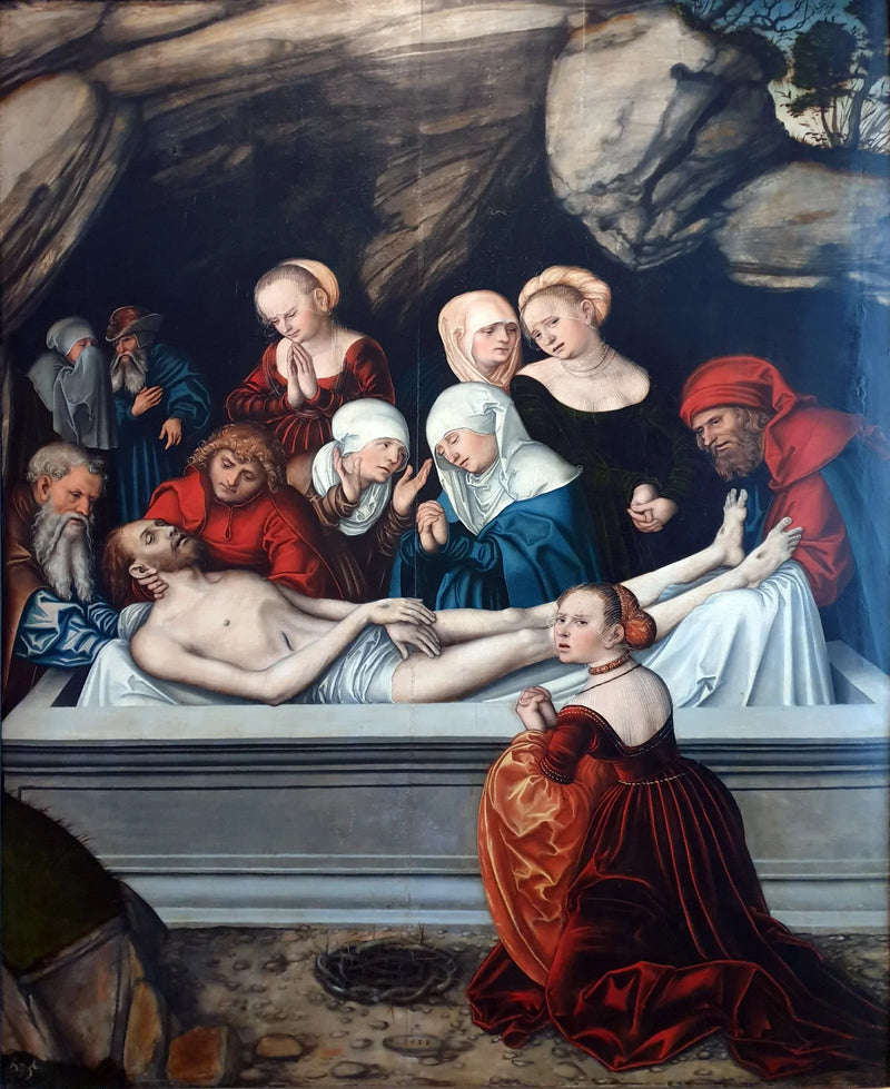 Aşk Döngüsü: La Mise au Tombeau - Lucas Cranach the Elder