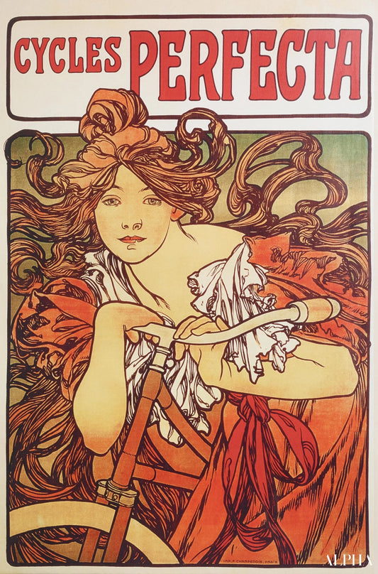 Cycles parfaits - Mucha - Reproductions de tableaux et peintures haut de gamme