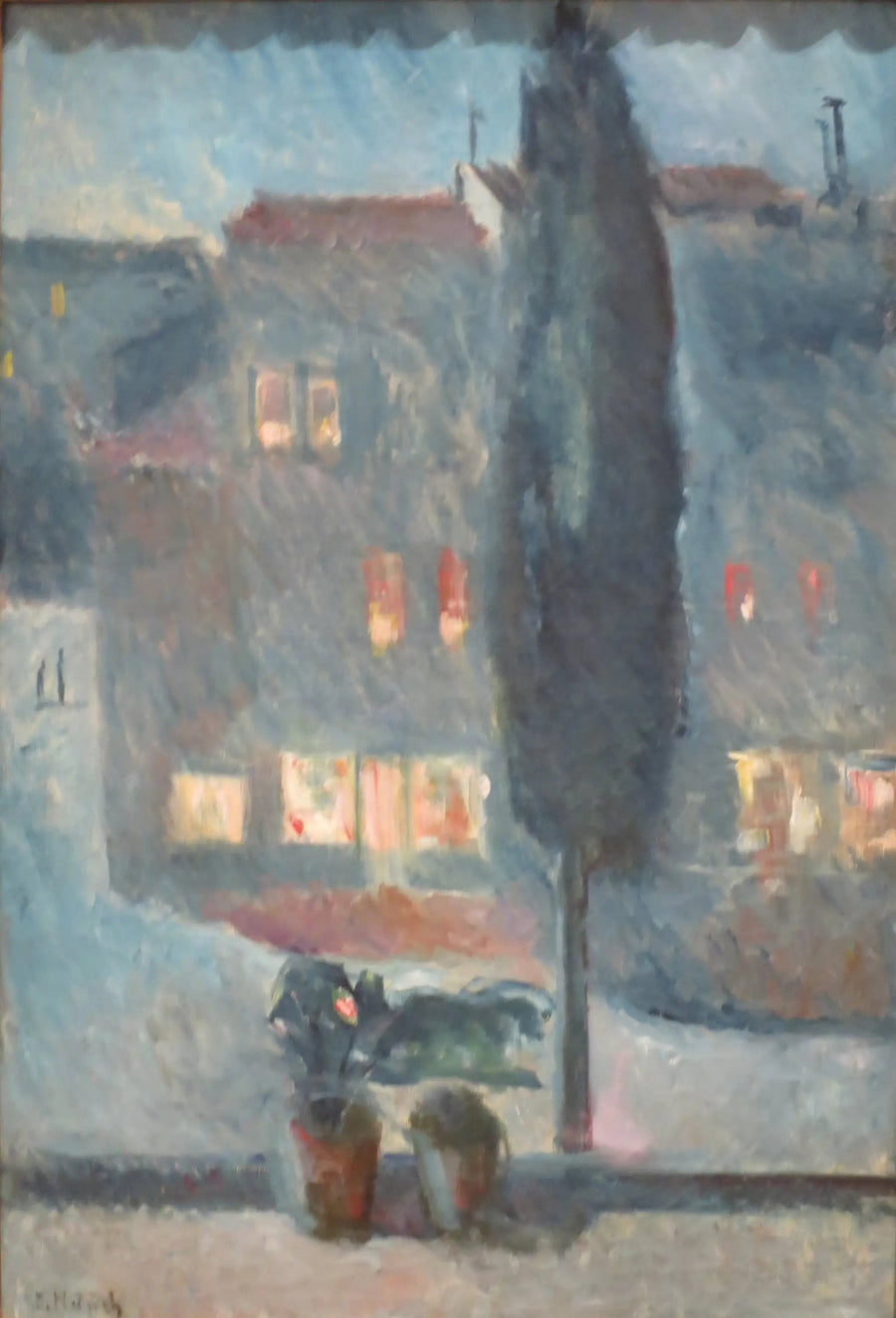 Ay Işığındaki Sedir - Edvard Munch