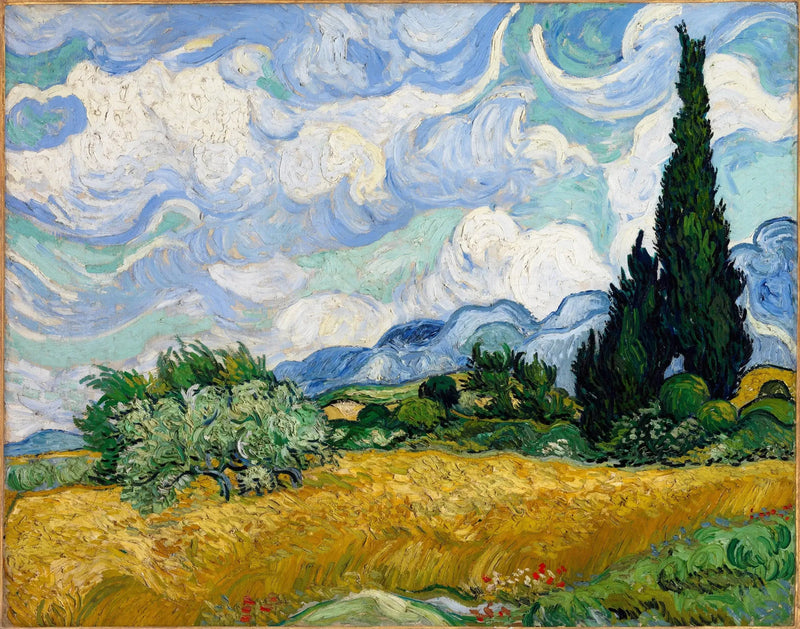 Altın Buğdaylar Arasında Servi - Vincent van Gogh