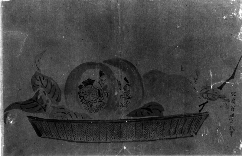 Daikoku, Juro ve Ebisu (Şans Tanrıları) - Hokusai