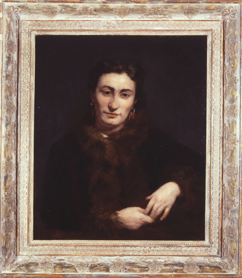 Bir Kadının Kürk İçindeki Portresi - Pierre-Auguste Renoir