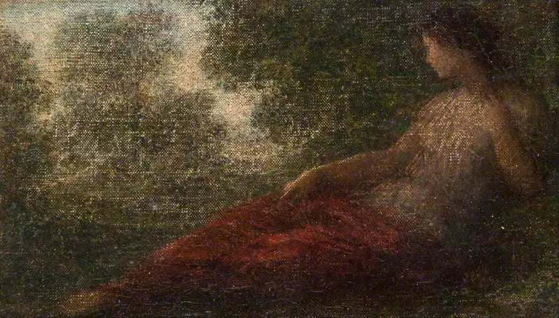 Dinlenmiş Kadın - Henri Fantin-Latour
