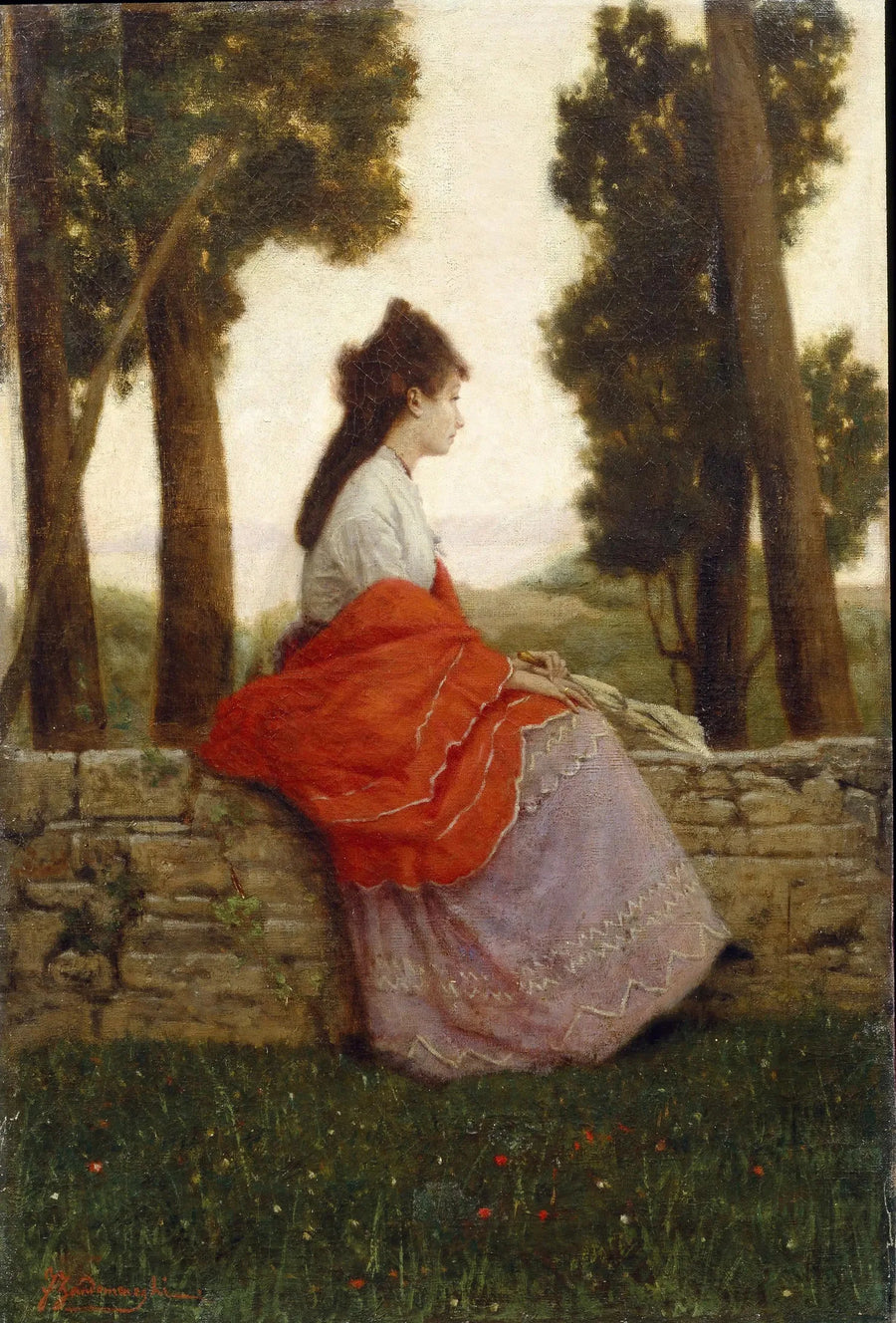 Parkta Kadın - Federico Zandomeneghi