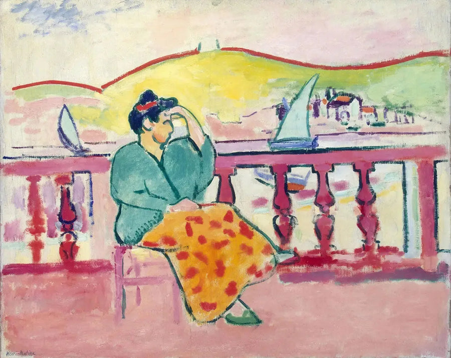 Terasta Bir Kadın - Henri Matisse