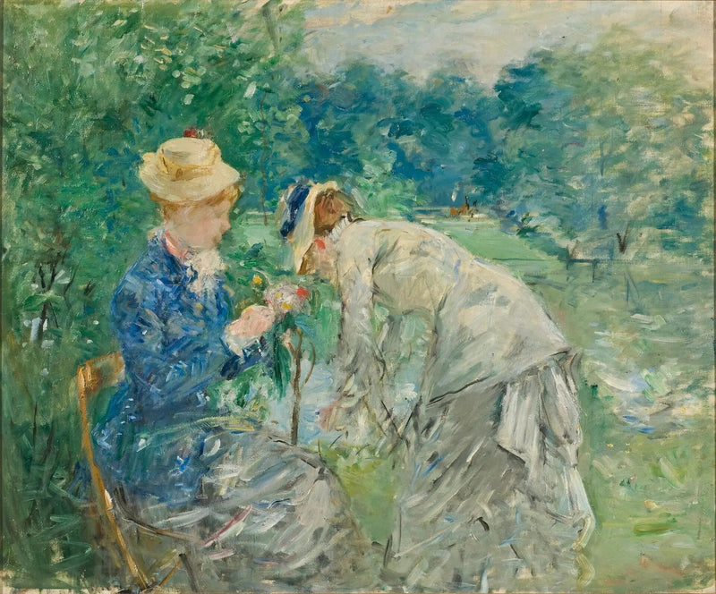 Çiçek toplayan kadınlar - Berthe Morisot