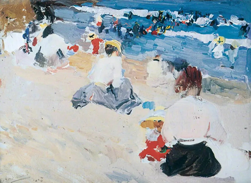 Plajda Kadınlar - Joaquín Sorolla