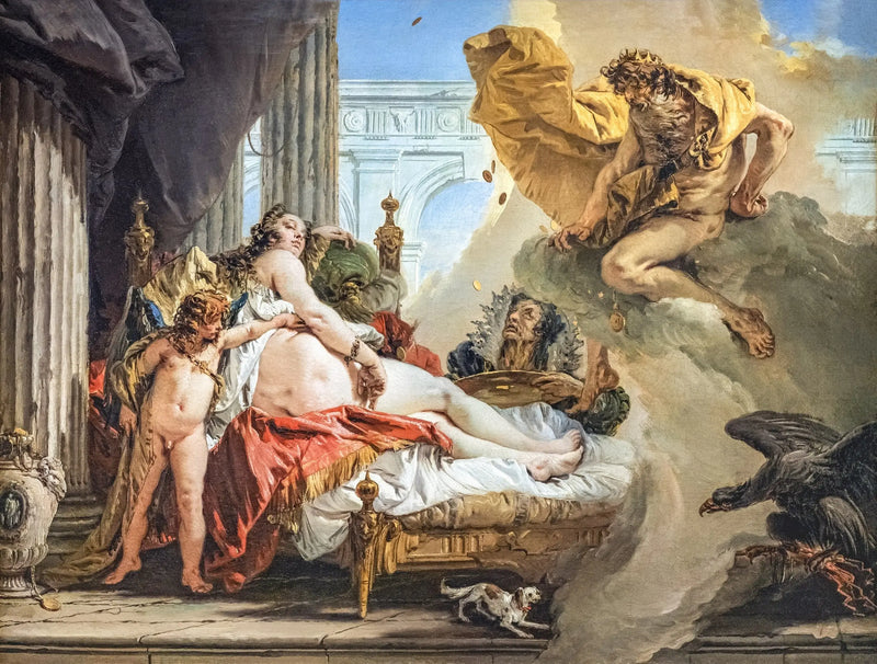 Danaé ve Jüpiter - Giovanni Battista Tiepolo