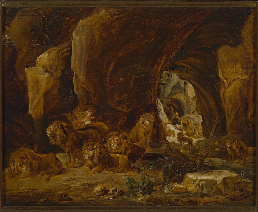 Daniel ve Aslanlar - David Teniers genç