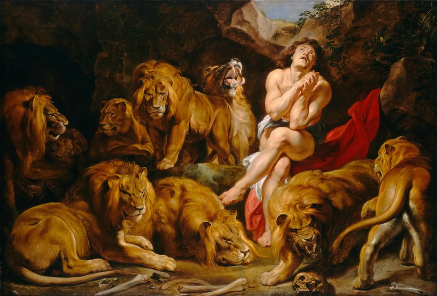 Daniel Aslanlar Çukurunda - Peter Paul Rubens