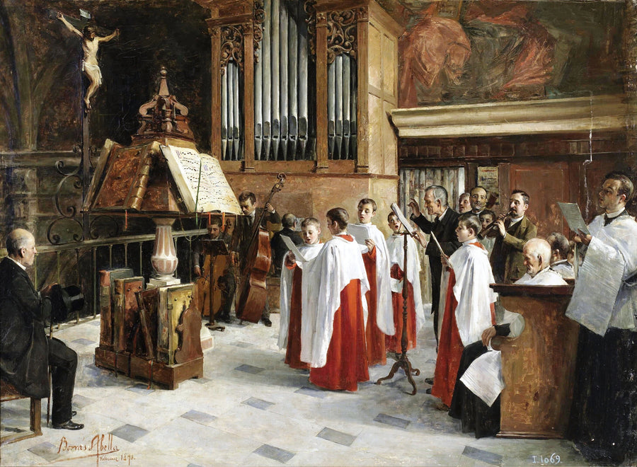 dans la chorale - Vicente Borrás y Abella