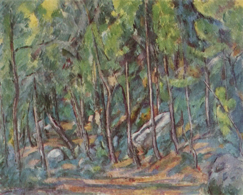 Fontainebleau Ormanı'nda - Paul Cézanne