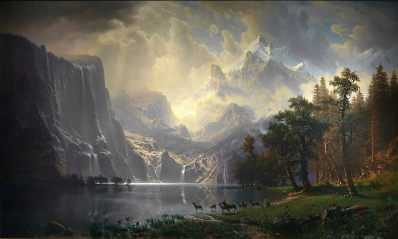 Sierra Nevada, Kaliforniya'da - Albert Bierstadt