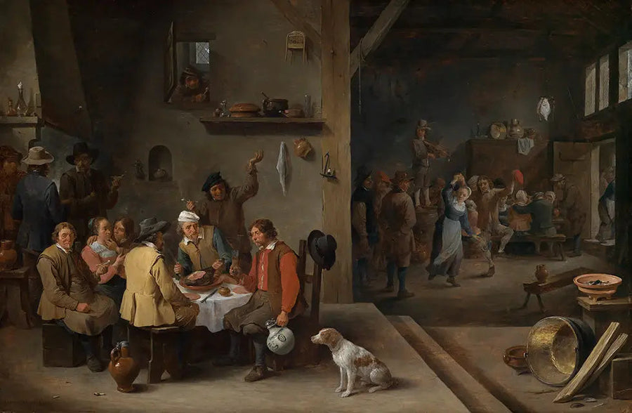 Tavernada - David Teniers Genç