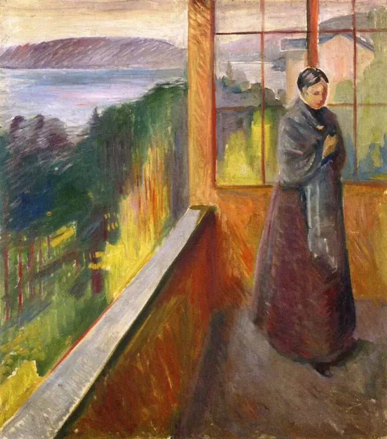Veranda'da - Edvard Munch