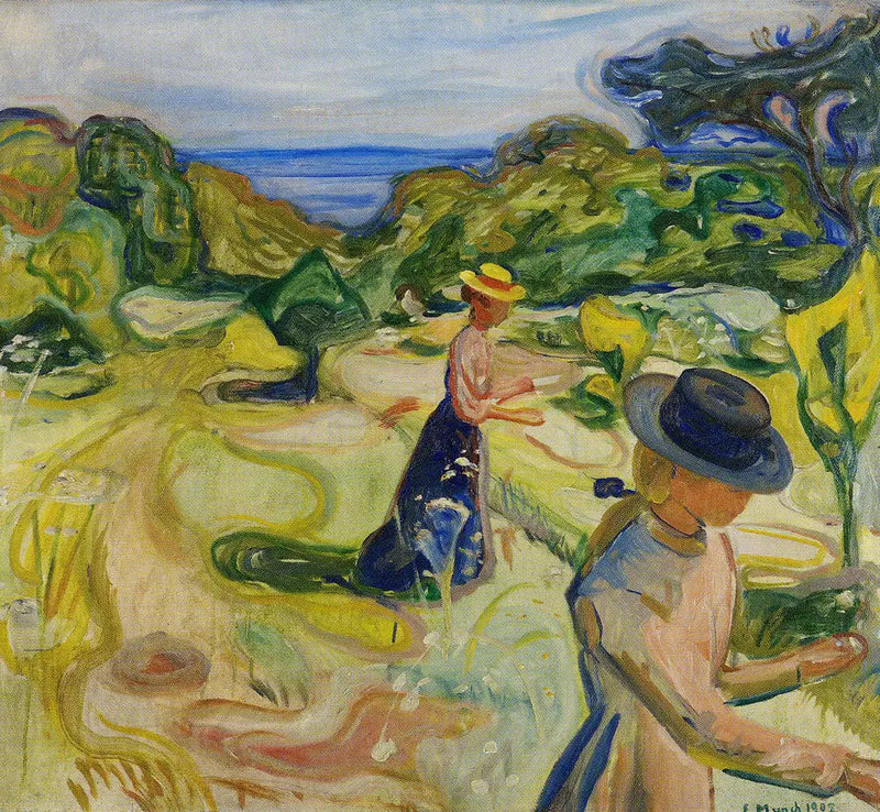 Bahçede - Edvard Munch