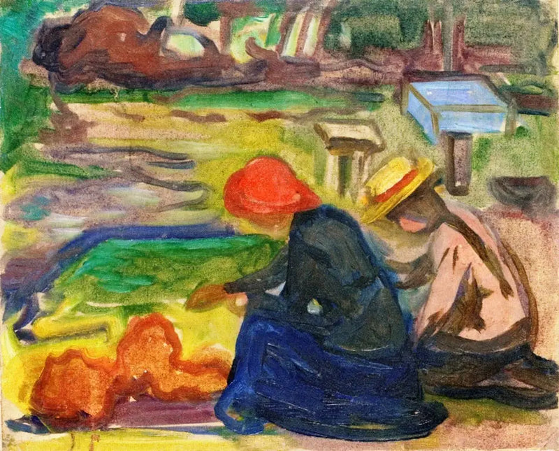 Bahçede - Edvard Munch