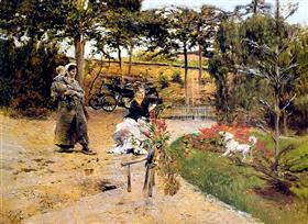 Bahçede - Giovanni Boldini