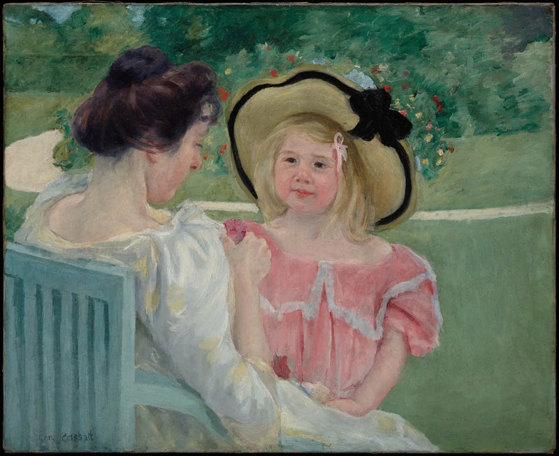 Bahçede - Mary Cassatt